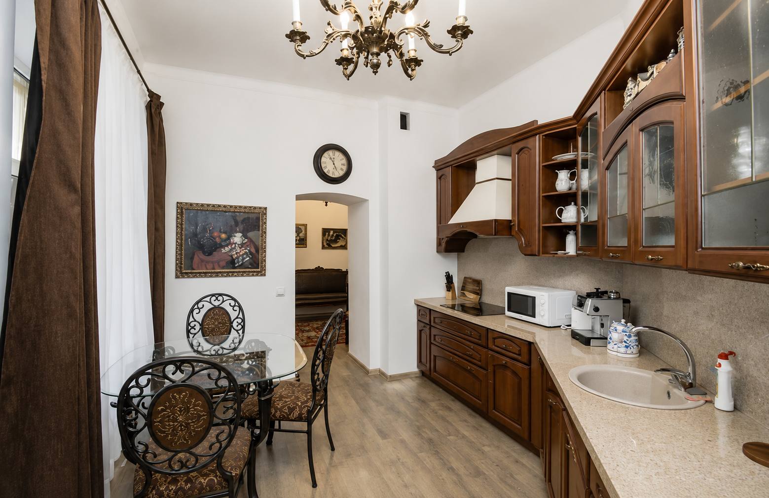 Two Apartments — One Address interior atmosphere