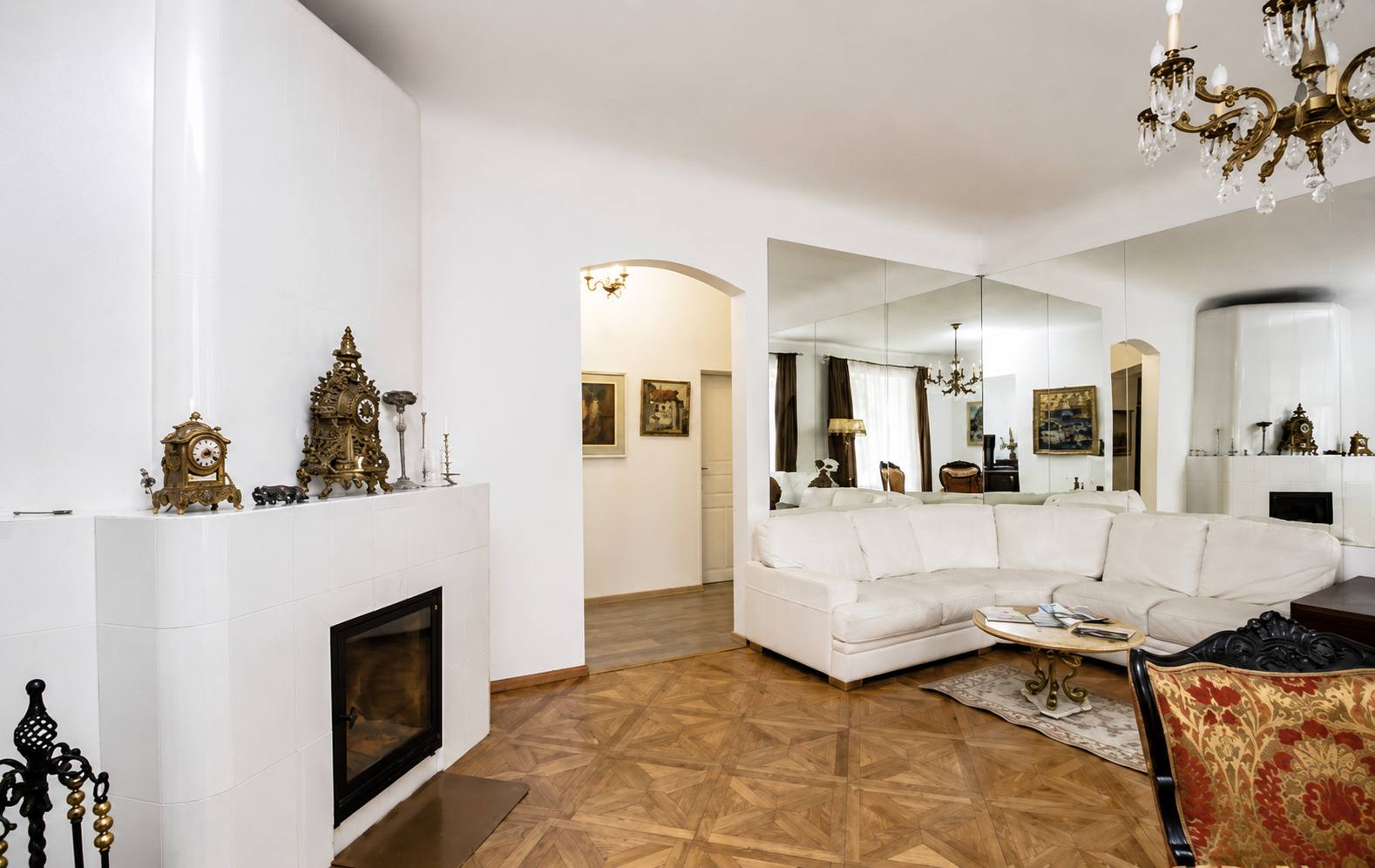 Two Apartments — One Address entrance