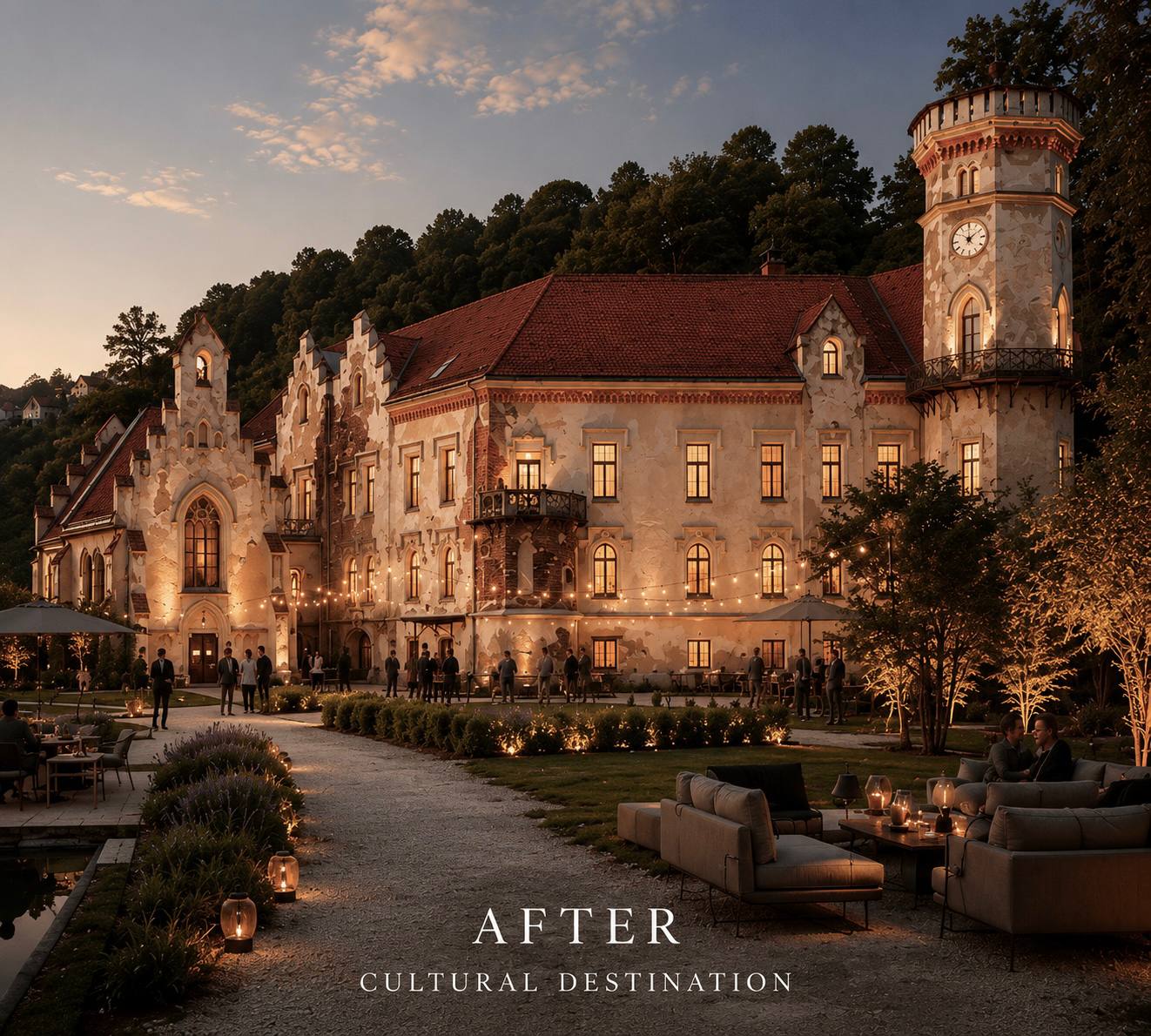 Slivnica Castle after repositioning — cultural destination